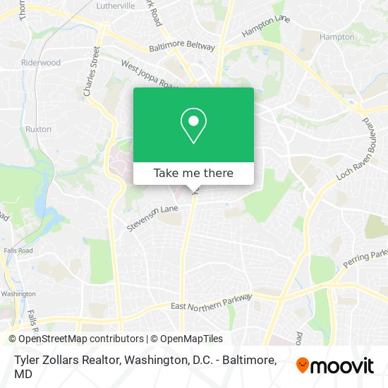 Tyler Zollars Realtor map