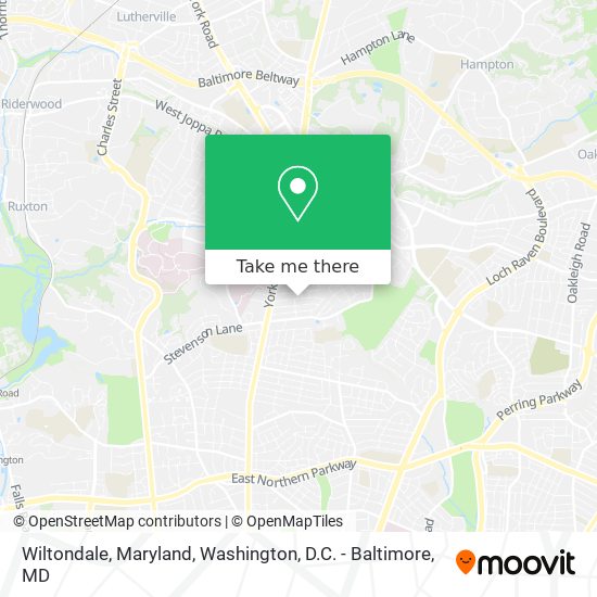 Wiltondale, Maryland map