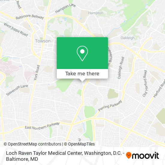 Mapa de Loch Raven Taylor Medical Center