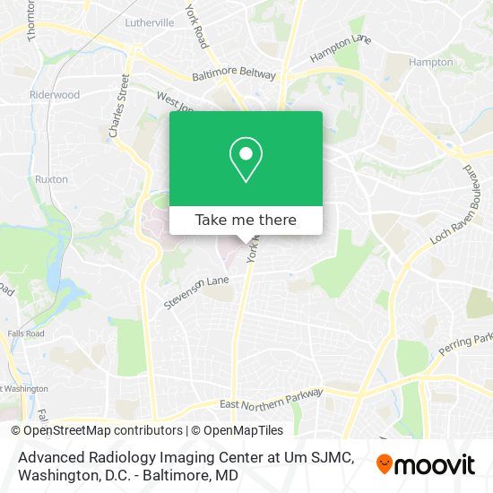 Mapa de Advanced Radiology Imaging Center at Um SJMC