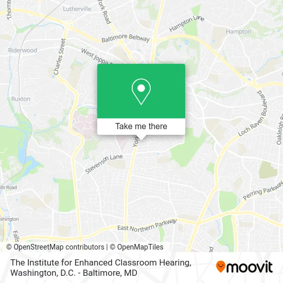 The Institute for Enhanced Classroom Hearing map