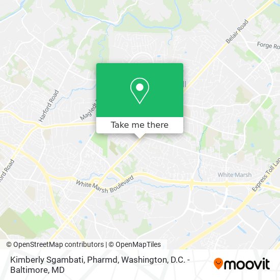 Kimberly Sgambati, Pharmd map