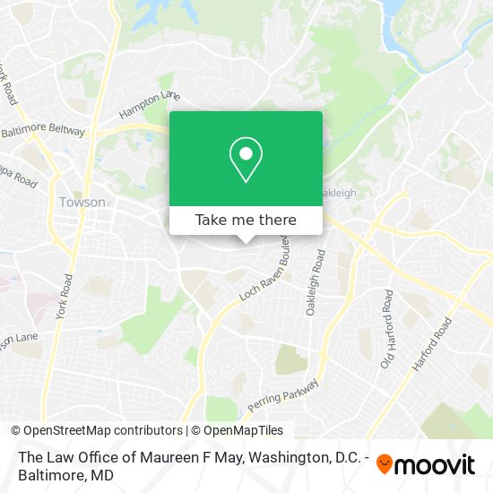 The Law Office of Maureen F May map