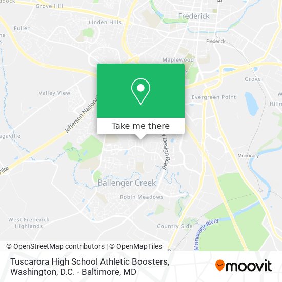 Mapa de Tuscarora High School Athletic Boosters