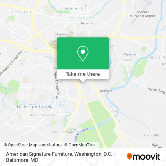 Mapa de American Signature Furniture