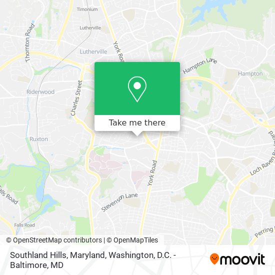 Mapa de Southland Hills, Maryland