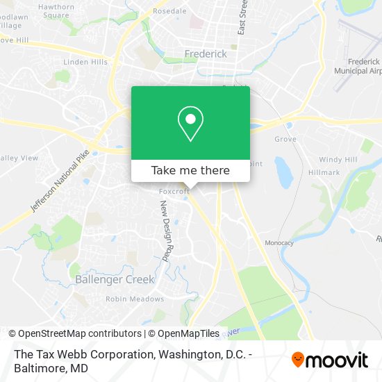 The Tax Webb Corporation map