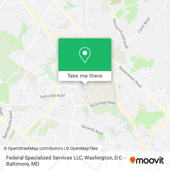 Federal Specialized Services LLC map