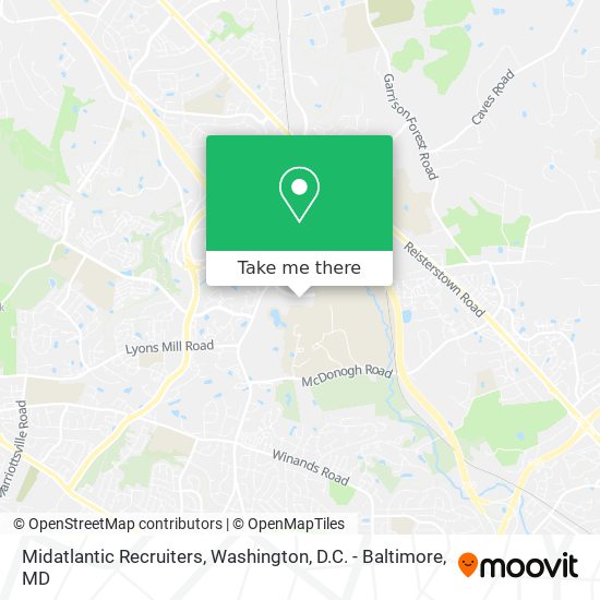 Mapa de Midatlantic Recruiters