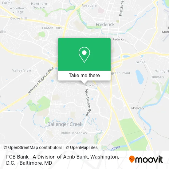 FCB Bank - A Division of Acnb Bank map