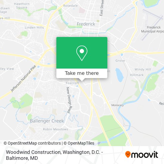 Woodwind Construction map