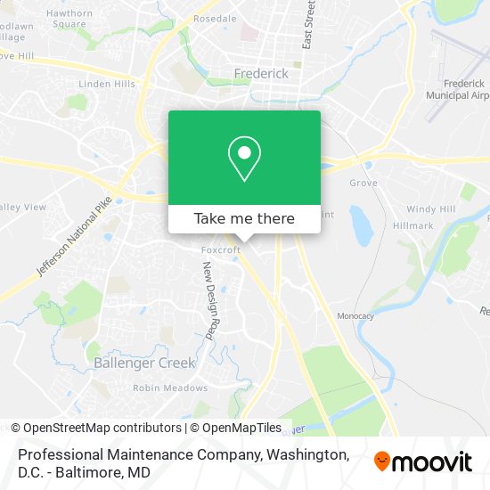 Professional Maintenance Company map