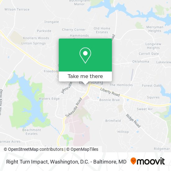 Right Turn Impact map