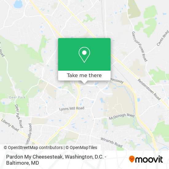 Mapa de Pardon My Cheesesteak
