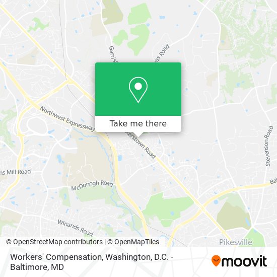 Workers' Compensation map