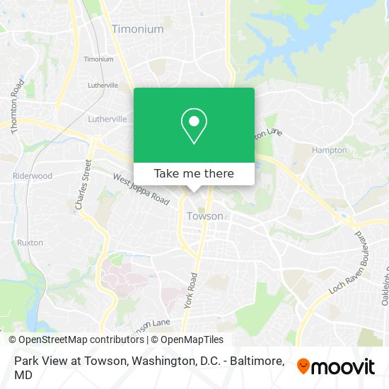Mapa de Park View at Towson