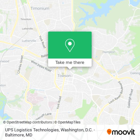 Mapa de UPS Logistics Technologies