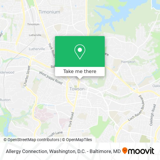 Allergy Connection map