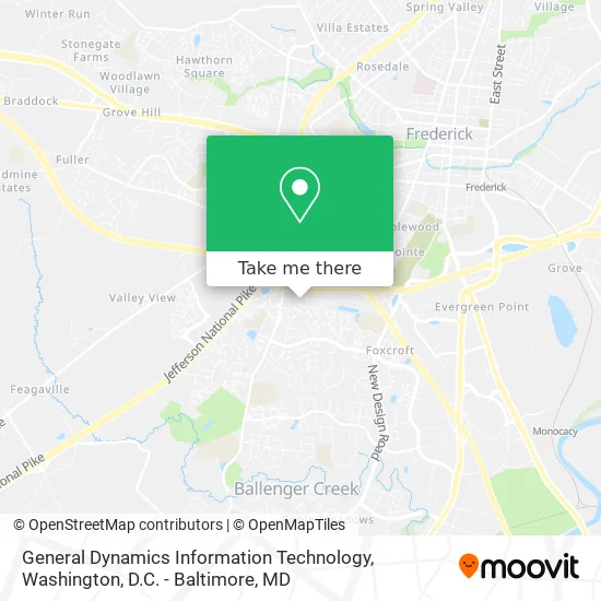 Mapa de General Dynamics Information Technology