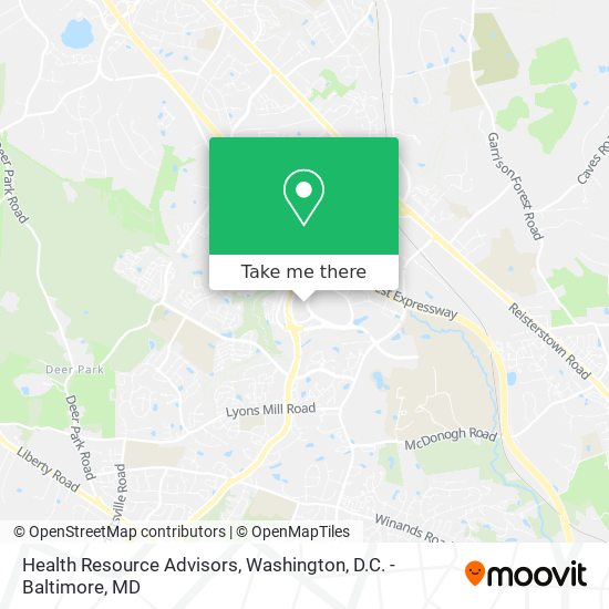 Health Resource Advisors map