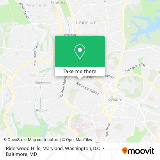 Riderwood Hills, Maryland map