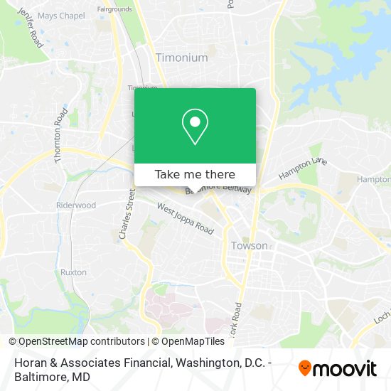 Mapa de Horan & Associates Financial