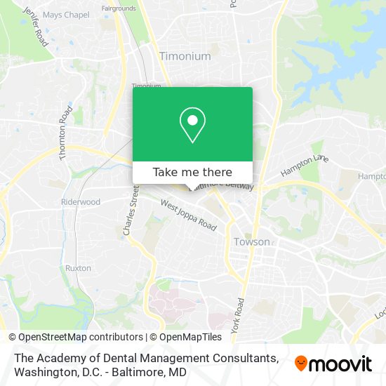 Mapa de The Academy of Dental Management Consultants