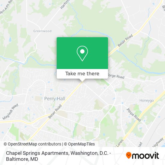 Chapel Springs Apartments map