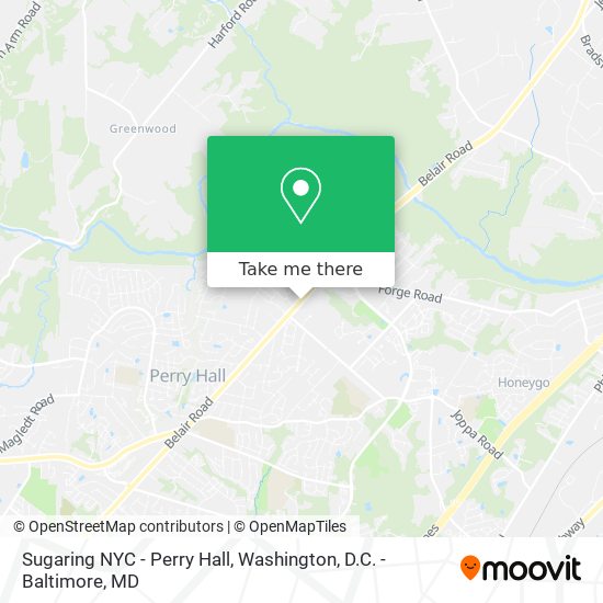 Sugaring NYC - Perry Hall map