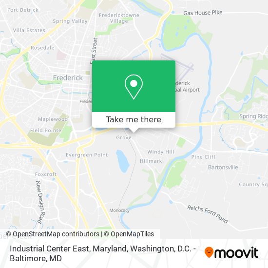 Mapa de Industrial Center East, Maryland