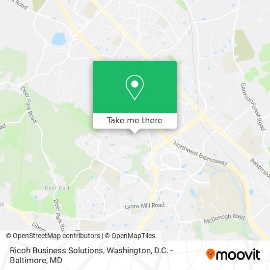 Ricoh Business Solutions map