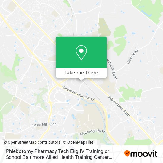 Phlebotomy Pharmacy Tech Ekg IV Training or School Baltimore Allied Health Training Center Healthca map