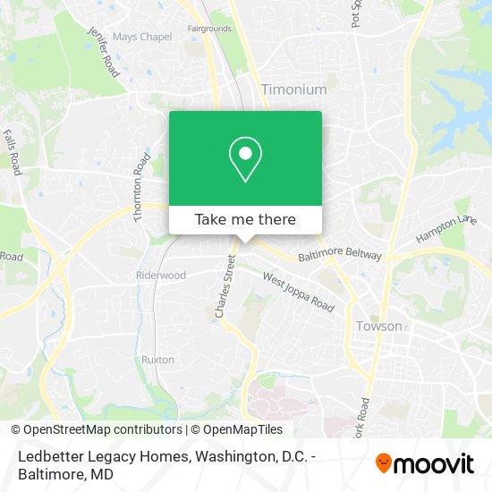 Ledbetter Legacy Homes map