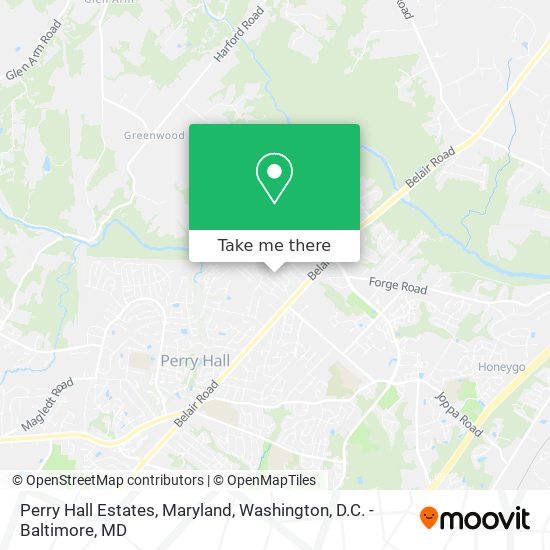 Mapa de Perry Hall Estates, Maryland