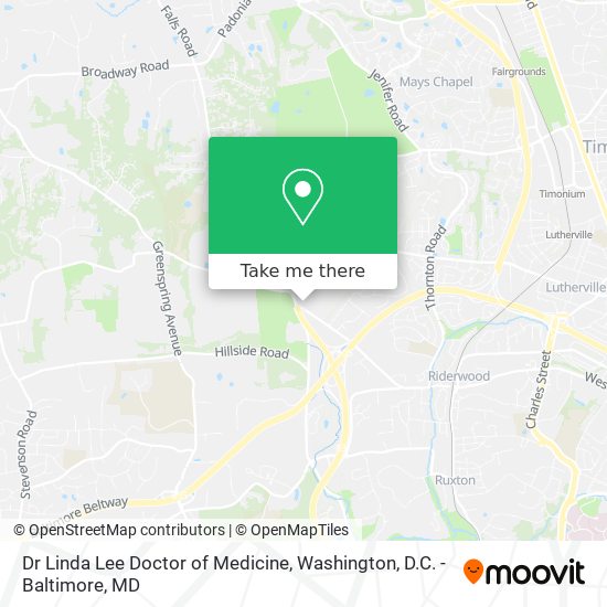 Dr Linda Lee Doctor of Medicine map