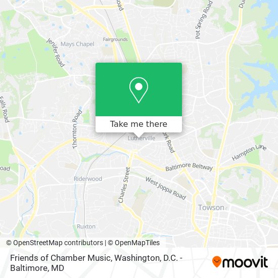 Friends of Chamber Music map