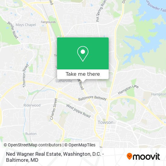 Ned Wagner Real Estate map