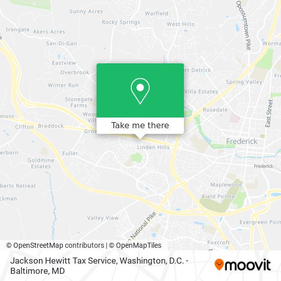 Mapa de Jackson Hewitt Tax Service