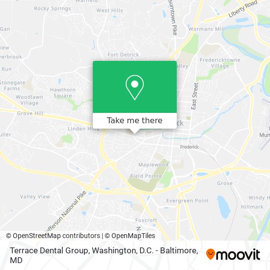 Mapa de Terrace Dental Group