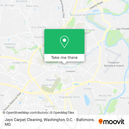 Jays Carpet Cleaning map