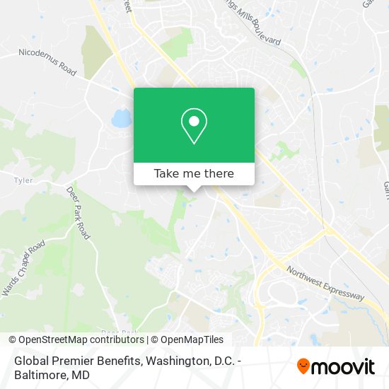 Mapa de Global Premier Benefits