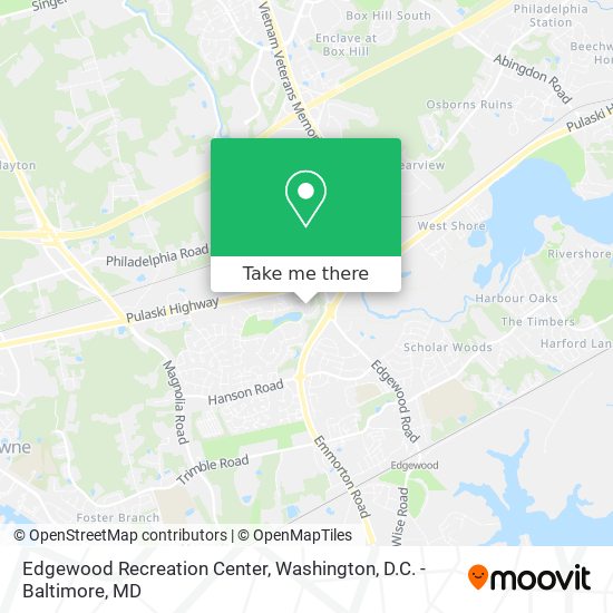 Edgewood Recreation Center map