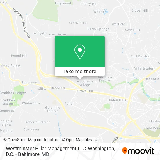 Westminster Pillar Management LLC map