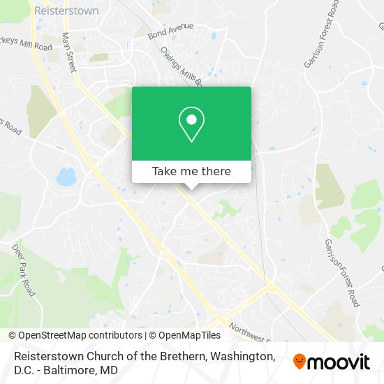 Reisterstown Church of the Brethern map