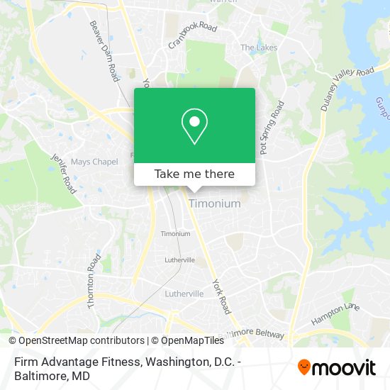 Mapa de Firm Advantage Fitness