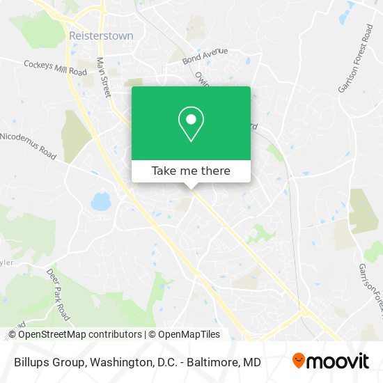 Billups Group map