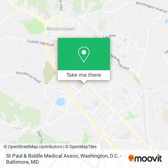 St Paul & Biddle Medical Assoc map