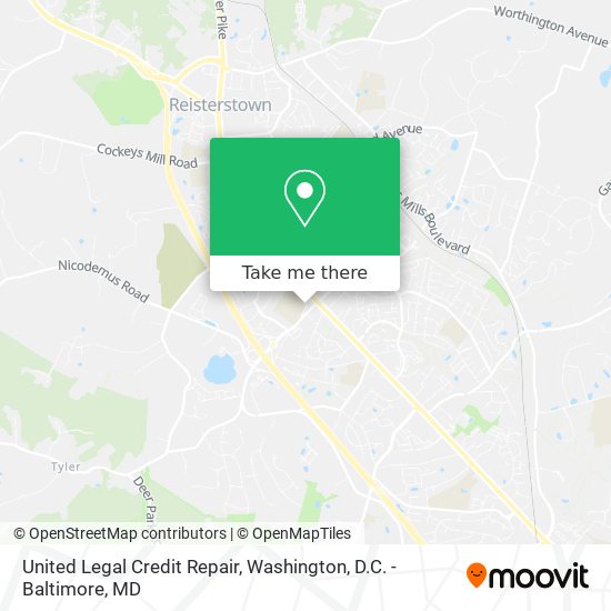 United Legal Credit Repair map