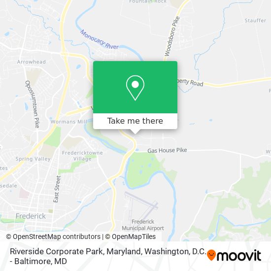 Riverside Corporate Park, Maryland map