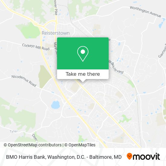 BMO Harris Bank map